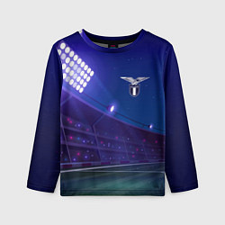 Лонгслив детский Lazio ночное поле, цвет: 3D-принт