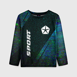 Детский лонгслив Jeep sport glitch blue