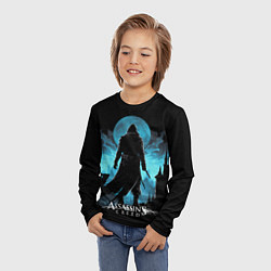 Лонгслив детский Assassins creed сумерки, цвет: 3D-принт — фото 2