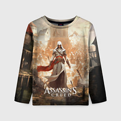 Лонгслив детский Assassins creed старинный город, цвет: 3D-принт
