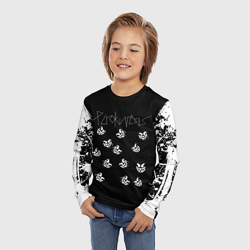 Детский лонгслив Pyrokinesis хип-хоп / 3D-принт – фото 3