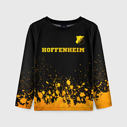 Детский лонгслив Hoffenheim - gold gradient посередине