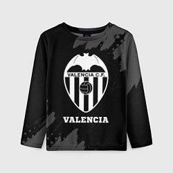Лонгслив детский Valencia sport на темном фоне, цвет: 3D-принт