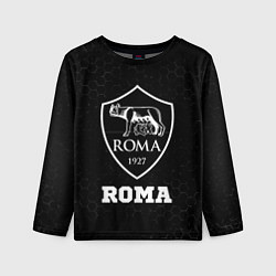 Лонгслив детский Roma sport на темном фоне, цвет: 3D-принт
