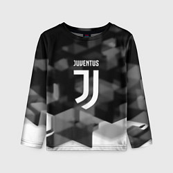 Лонгслив детский Juventus geometry fc, цвет: 3D-принт