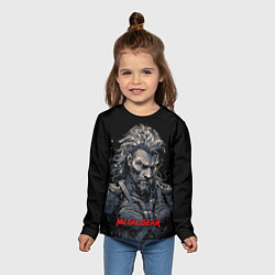 Лонгслив детский Веном Снейк Metal gear, цвет: 3D-принт — фото 2