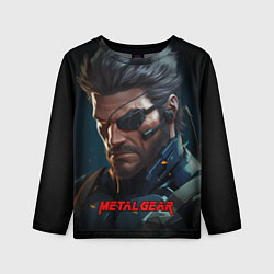 Лонгслив детский Веном Снейк из игры Metal gear, цвет: 3D-принт