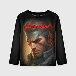 Лонгслив детский Веном Снейк из игры Metal gear, цвет: 3D-принт