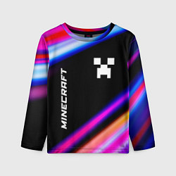 Лонгслив детский Minecraft speed game lights, цвет: 3D-принт