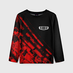 Детский лонгслив Geely sport grunge
