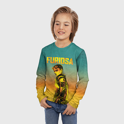 Детский лонгслив Mad Max - Furiosa / 3D-принт – фото 3