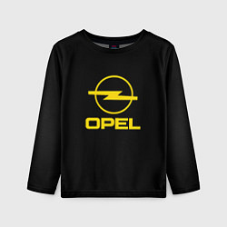 Лонгслив детский Opel yellow, цвет: 3D-принт