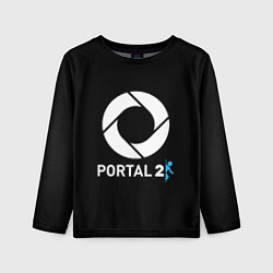 Лонгслив детский Portal2 logo game, цвет: 3D-принт