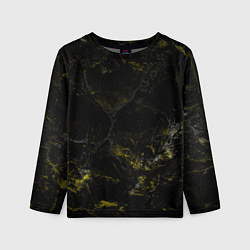 Детский лонгслив Потертая желтая текстура
