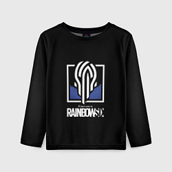 Лонгслив детский Rainbow six siege logo, цвет: 3D-принт