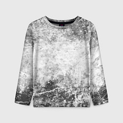 Детский лонгслив Абстракция - серый ветер