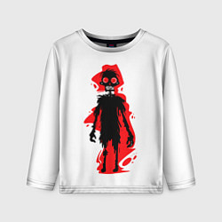 Лонгслив детский Красный Зомби, цвет: 3D-принт