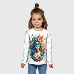 Лонгслив детский Героиня своих историй, цвет: 3D-принт — фото 2