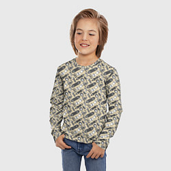 Лонгслив детский Скейт и граффити, цвет: 3D-принт — фото 2