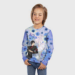 Лонгслив детский Волшебница и злой офицер - Миллер и Мимори, цвет: 3D-принт — фото 2