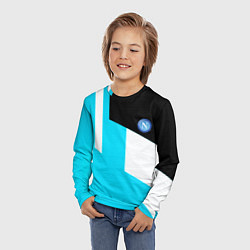 Лонгслив детский Napoli geometry fc, цвет: 3D-принт — фото 2