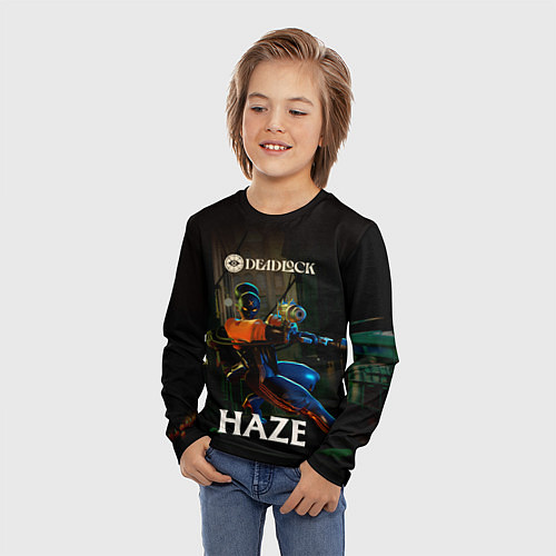 Детский лонгслив Deadlock Haze / 3D-принт – фото 3