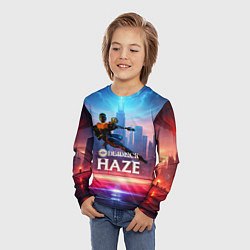 Лонгслив детский Deadlock Мгла, цвет: 3D-принт — фото 2