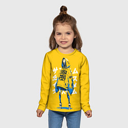 Лонгслив детский Киберпанк мода, цвет: 3D-принт — фото 2