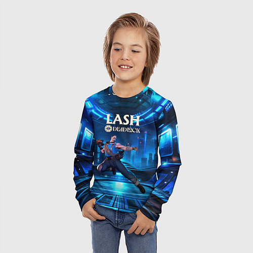 Детский лонгслив Lash Deadlock / 3D-принт – фото 3