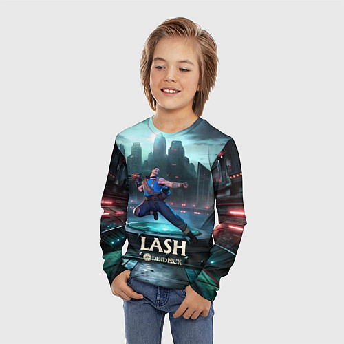 Детский лонгслив Deadlock Lash / 3D-принт – фото 3
