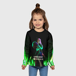 Лонгслив детский Lady Geist Deadlock, цвет: 3D-принт — фото 2