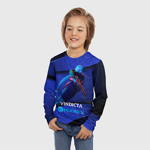 Детский лонгслив Vindicta Deadlock / 3D-принт – фото 3