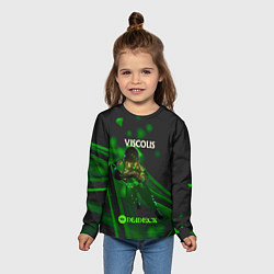 Лонгслив детский Viscous Deadlock, цвет: 3D-принт — фото 2