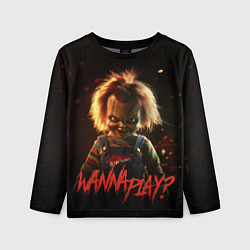 Детский лонгслив Chucky wanna play?