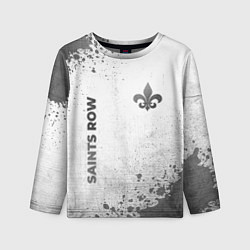 Детский лонгслив Saints Row - white gradient вертикально