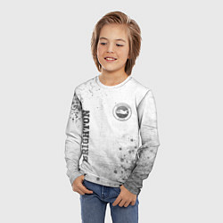 Лонгслив детский Brighton - white gradient вертикально, цвет: 3D-принт — фото 2