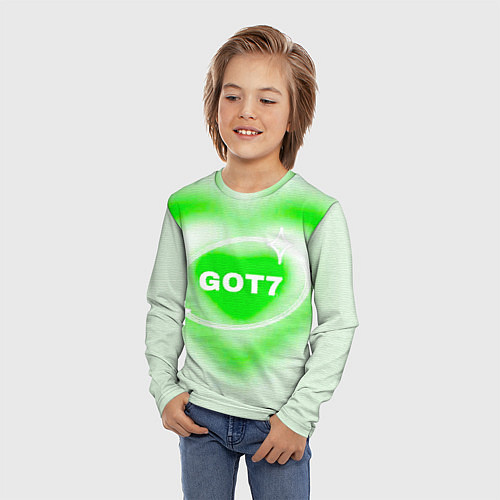 Детский лонгслив Got7 сердце / 3D-принт – фото 3