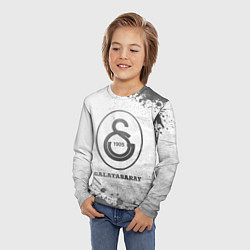 Лонгслив детский Galatasaray - white gradient, цвет: 3D-принт — фото 2
