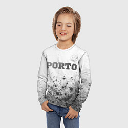 Лонгслив детский Porto - white gradient посередине, цвет: 3D-принт — фото 2