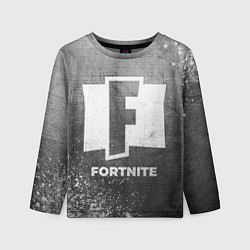 Детский лонгслив Fortnite - grey gradient