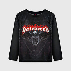 Лонгслив детский Hatebreed hardcore, цвет: 3D-принт