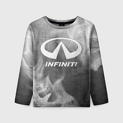 Лонгслив детский Infiniti - grey gradient, цвет: 3D-принт
