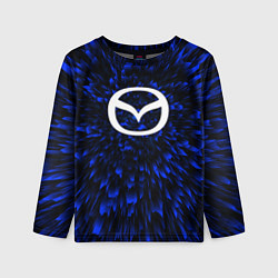 Лонгслив детский Mazda blue energy, цвет: 3D-принт