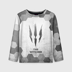 Лонгслив детский The Witcher - white gradient, цвет: 3D-принт