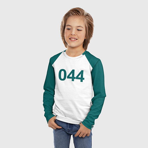 Детский лонгслив Игра в кальмара 044 / 3D-принт – фото 3