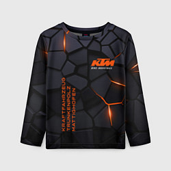 Детский лонгслив KTM - плиты с эффектом свечения