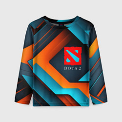 Детский лонгслив Dota 2 абстракция из линий