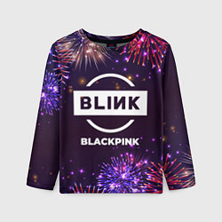Лонгслив детский Праздничный Blackpink, цвет: 3D-принт