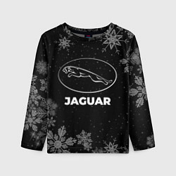 Лонгслив детский Снежный Jaguar, цвет: 3D-принт