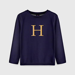 Лонгслив детский Weasley jumper letter H, цвет: 3D-принт